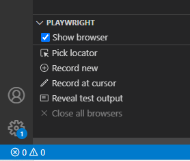 VSCode for Playwrightの実行